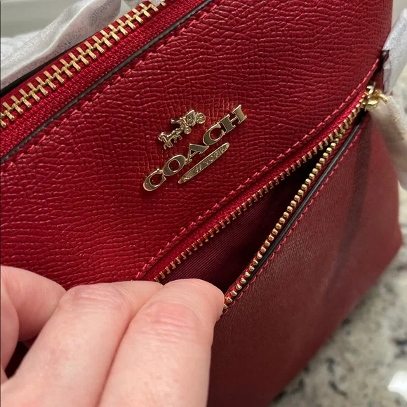 Coach Crossgrain Mini Rowan File Crossbody Bag NWT - Picture 8 of 13